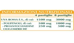 UVA ROSSA ESTRATTO TITOLATO 180 pastiglie (90 g) - Dr. Giorgini