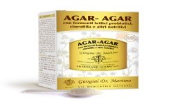 AGAR-AGAR CON FERMENTI LATTICI E CLOROFILLA 150 g polvere - Dr. Giorgini