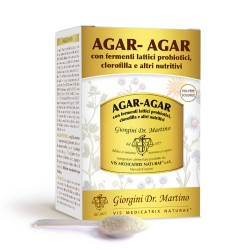 AGAR-AGAR CON FERMENTI LATTICI E CLOROFILLA 150 g polvere - Dr. Giorgini