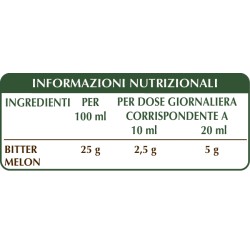 BITTER MELON ESTRATTO INTEGRALE 200 ml Liquido analcoolico - Dr. Giorgini
