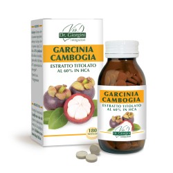GARCINIA CAMBOGIA ESTRATTO TITOLATO 180 pastiglie (90 g) - Dr. Giorgini