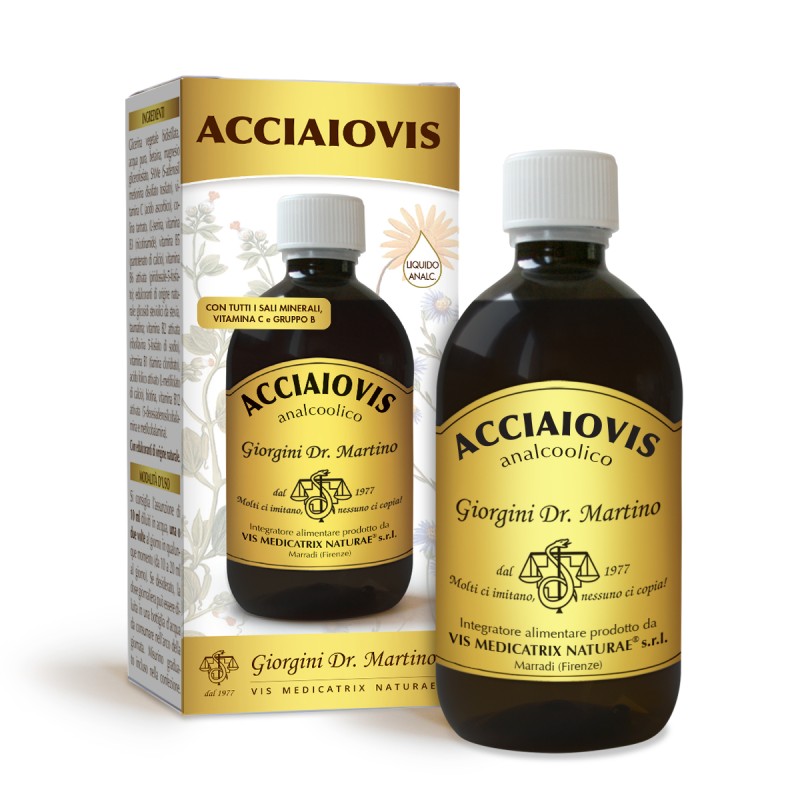 ACCIAIOVIS 500 ml liquido analcoolico - Dr. Giorgini