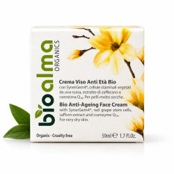 Kit viso: Crema Anti-Età 50ml, Scrub Viso Bio 50 ml, Latte detergente 200ml - Naturalma