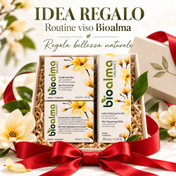Kit viso: Crema Anti-Età 50ml, Scrub Viso Bio 50 ml, Latte detergente 200ml - Naturalma