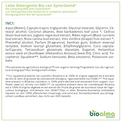 3 x Latte Detergente Bio con SynerGem4® (3 x 200 ml) - Bioalma