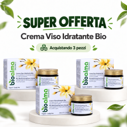 3 x Crema Viso Idratante Bio con SynerGem4® (3 x 50 ml) - Bioalma