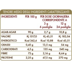 AGAR-AGAR-T FIBRA SOLUBILE 180 pastiglie (90 g) - Dr. Giorgini