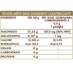 MELATONINA E MAGNESIO 75 pastiglie (45 g) - Dr. Giorgini