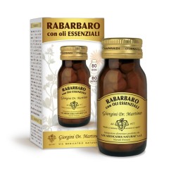 RABARBARO con OLI ESSENZIALI 80 pastiglie (40 g) - Dr. Giorgini